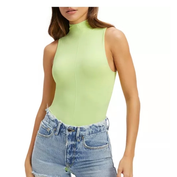 Good American Bright Green Bodysuit - Picture 3 of 7
